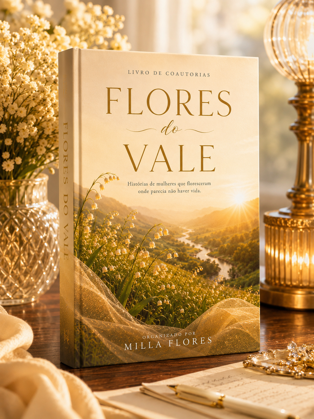 Capa do livro Flores do Vale, de Organizadora: Milla Flores