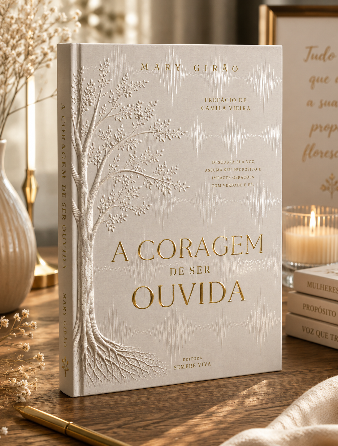 Capa do livro A Coragem de Ser Ouvida, de Mary Girão