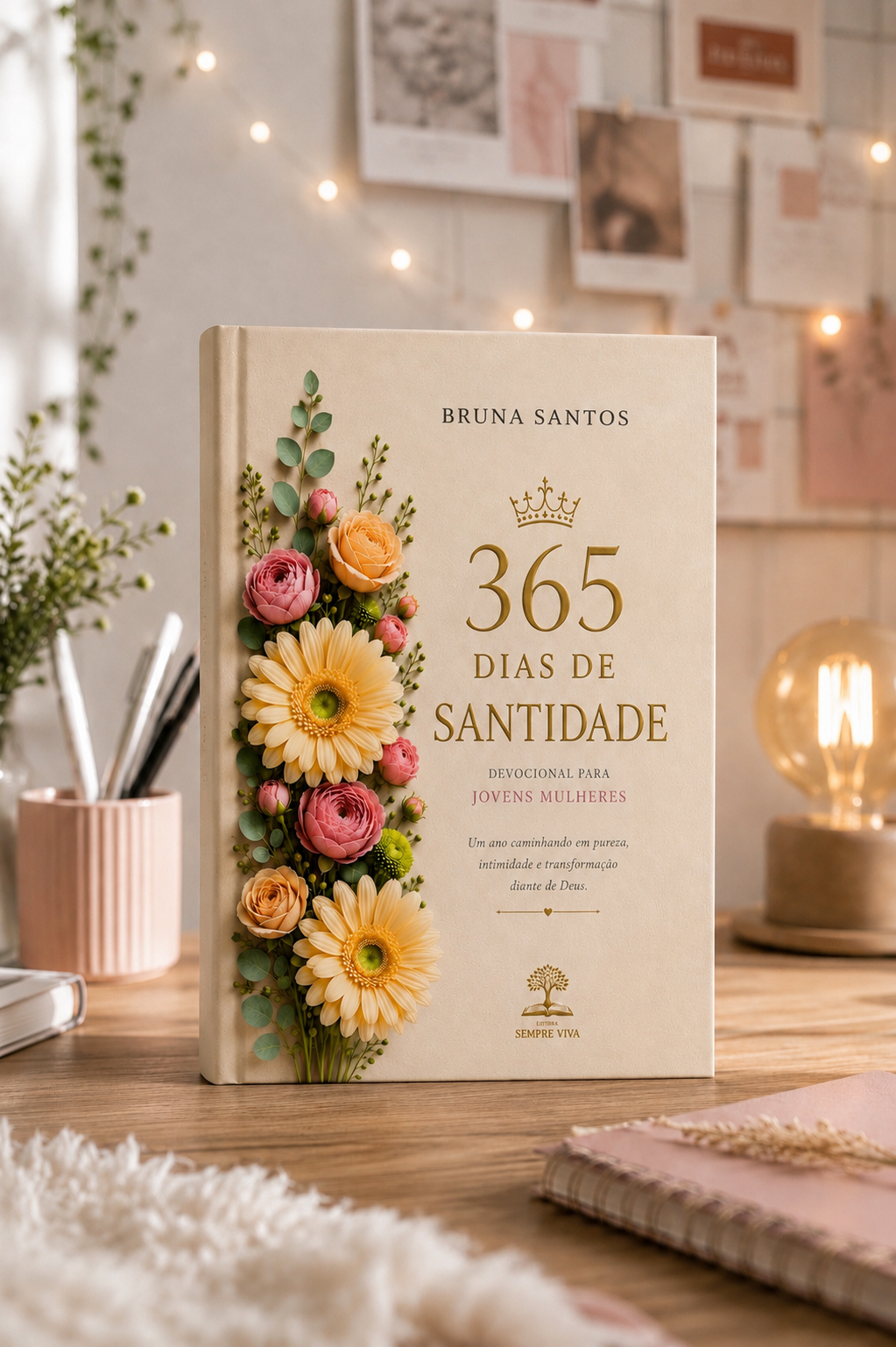 Capa do livro 365 Dias de Santidade, de Bruna Santos